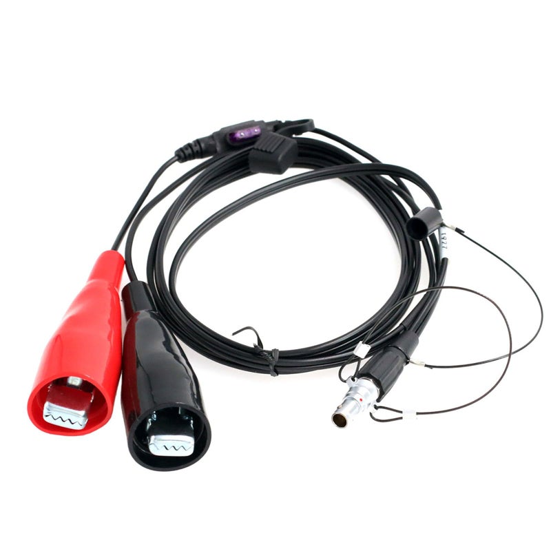 HangTon كابل طاقة HangTon 12V لجهاز Trimble R7 R8 R9 R10 R12 5700 5800 SPS985 GPS RTK GNSS، 7 دبابيس إلى مشابك - Image 2
